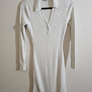 Hollister Ribbed Long Sleeve Dress